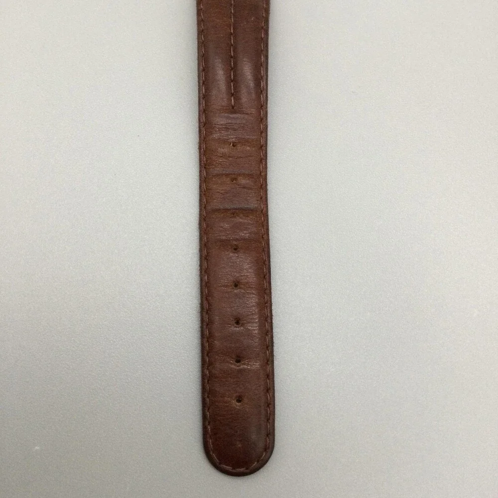 Vintage Wenger SAK Design Mens Watch 35mm Brown Leather NOT RUNNING FOR PARTS